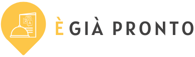 Logo È Già Pronto con icona del menù digitale