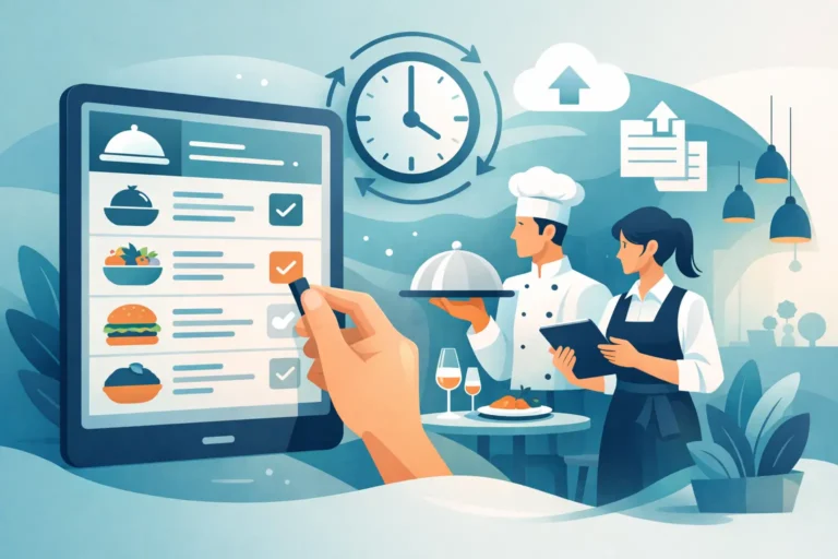 Aggiornare menu ristorante in tempo reale