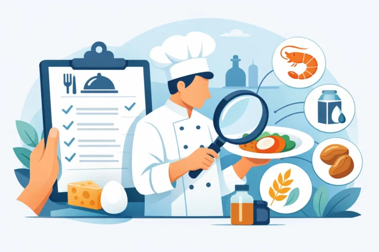 Come gestire allergeni nel menu