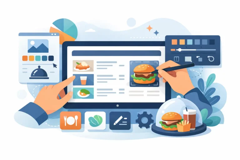 Personalizzare grafica menu digitale bene