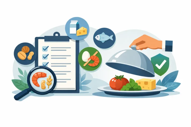 Allergeni menu ristorante senza errori
