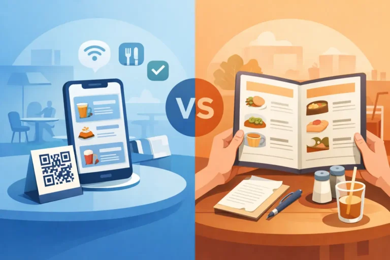 Menu digitale vs menu plastificato: cosa conviene