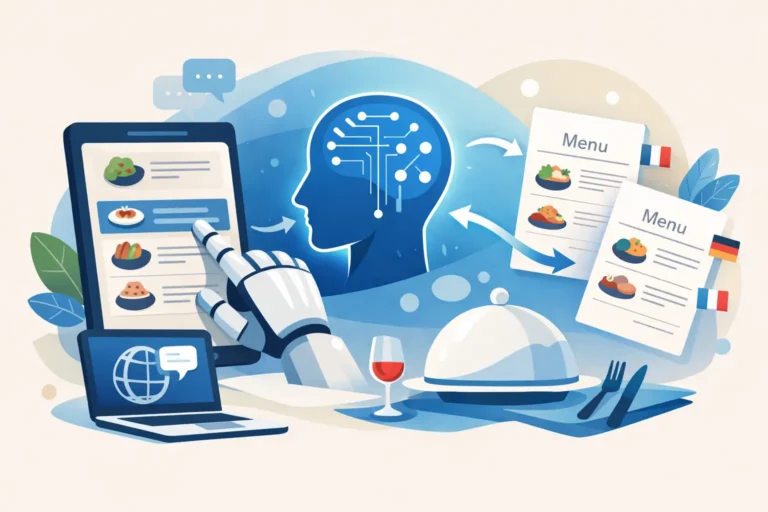 Come tradurre menu con AI senza perdere controllo