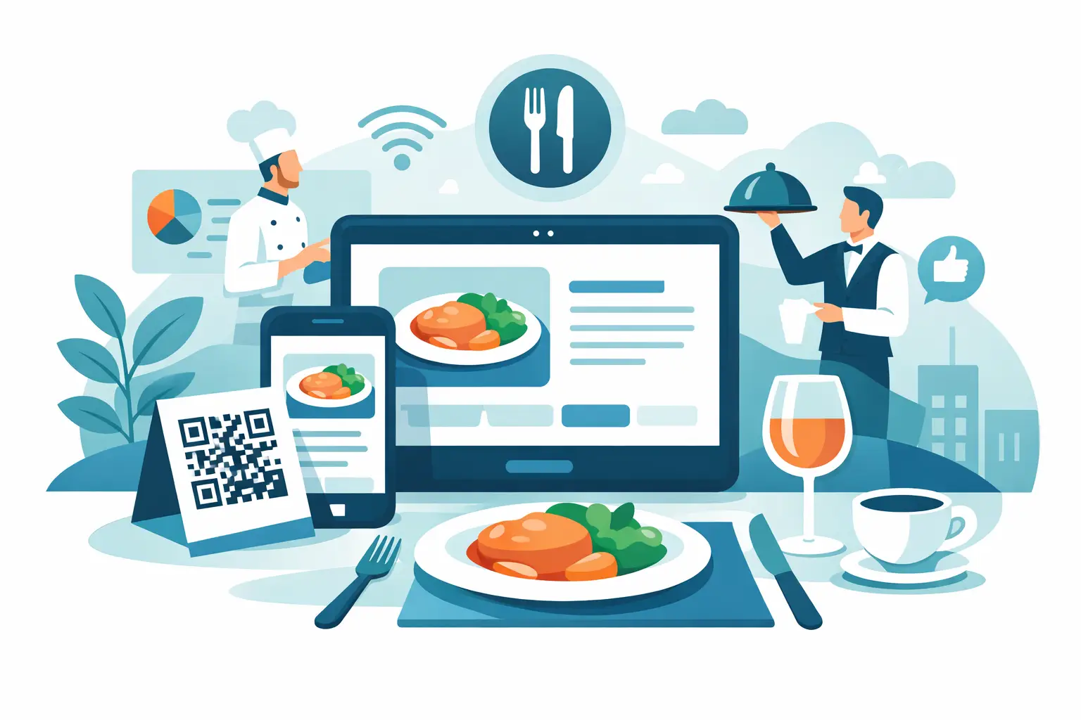 Trend menu digitale nella ristorazione oggi