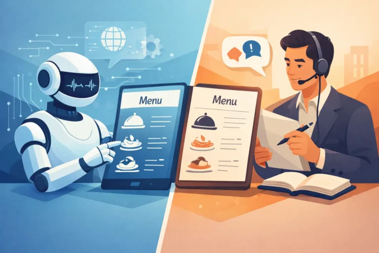Traduzione menu AI vs traduttore umano: quale scegliere