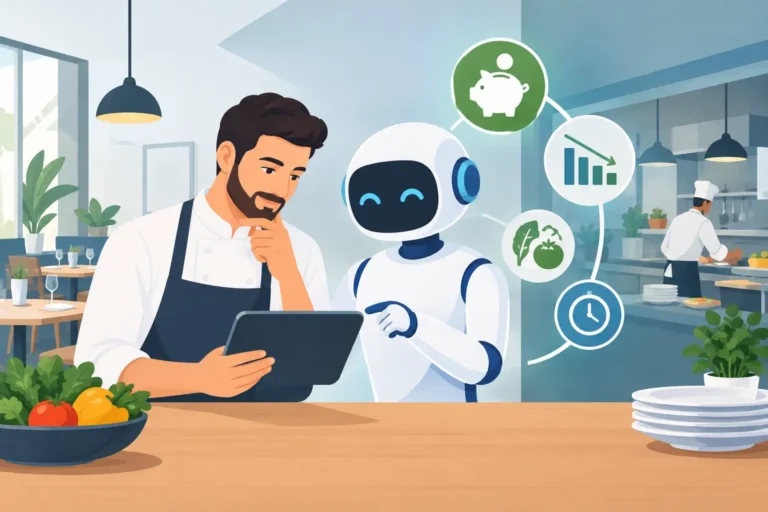AI ristorazione: dove fa risparmiare davvero